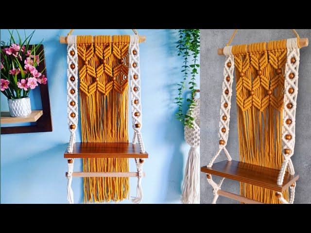 DIY Macrame Wall Hanging Self Making Tutorial | Macrame Tutorial | How To Make | #diy #macrame 