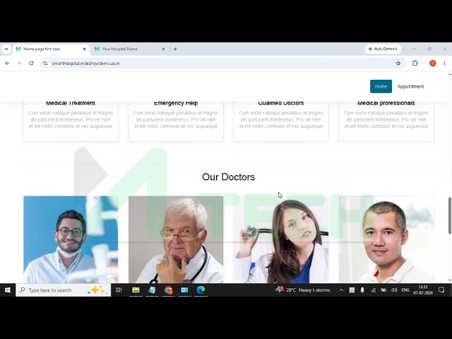 Hospital Management System CodeIgniter