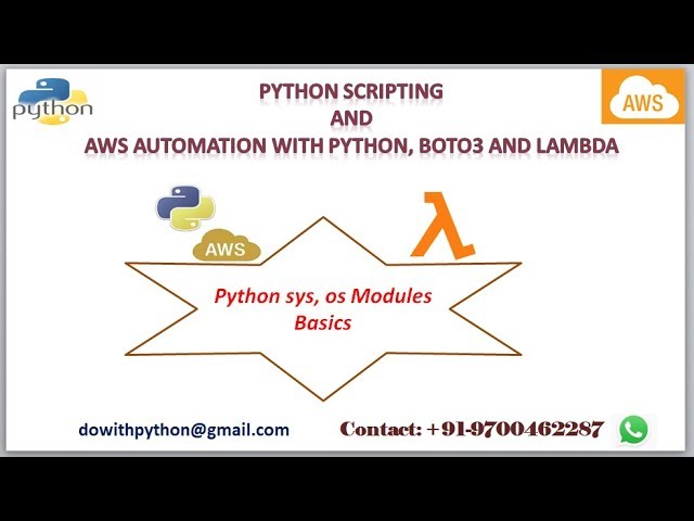 March-2019: Online Batch: Day-11: Python Scripting | sys and os module basics