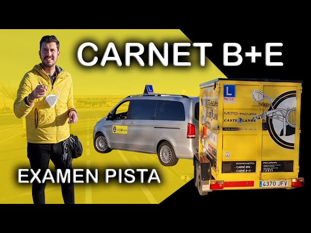 Trailer towing (B+E license) | Track test: What do I need to do? (The driving school that goes wi...