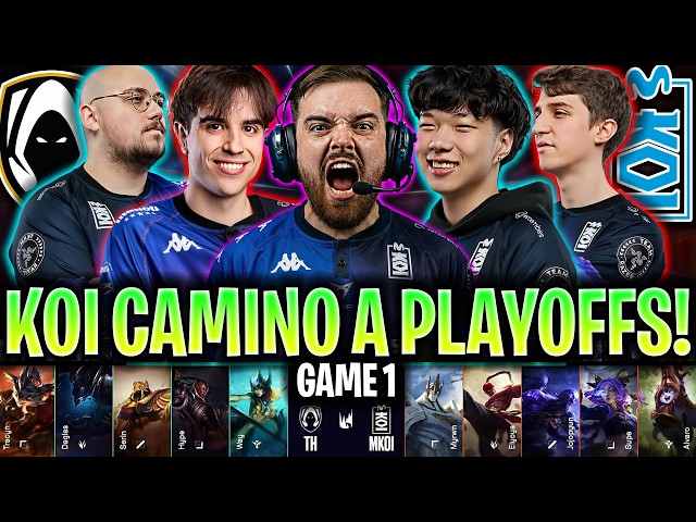 IBAI CASTS KOI ON THE ROAD TO PLAYOFFS! 😱ALL OR NOTHING!🔥 | TH vs KOI Game 1 LEC SUMMER 2026 COST...