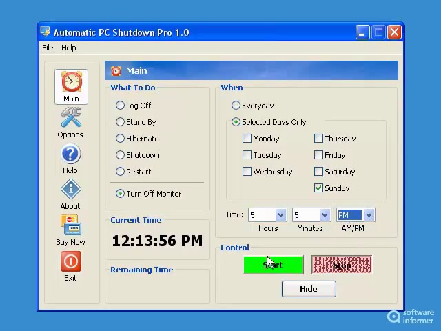 Automatic PC Shutdown Pro - PC App