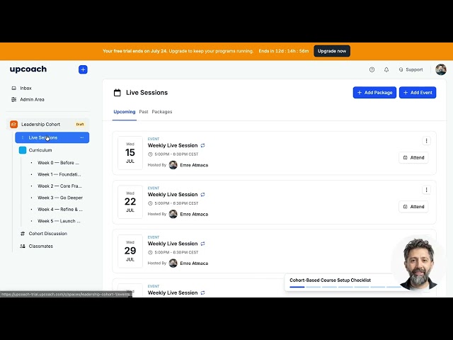 How to Build a Group Coaching Program or Cohort Course | upcoach 3.0