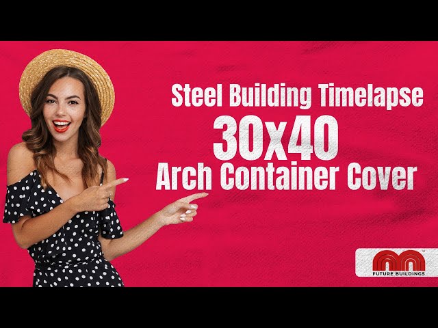 How to Build a 30x40 Container Cover | DIY Steel Arch Kit (Clearance Sale!)