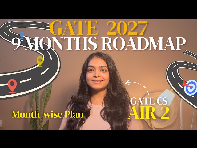 GATE 2027: The Perfect 9-Month Roadmap (May to January)