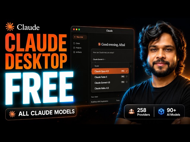 Claude Desktop FREE! Use ALL Claude Models , Antigravity , NVIDIA, OpenCode & Together