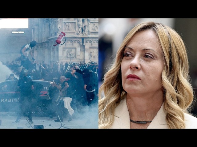 ‘She’s really not messing around’: Giorgia Meloni ‘brings down the hammer’ on rioter thugs