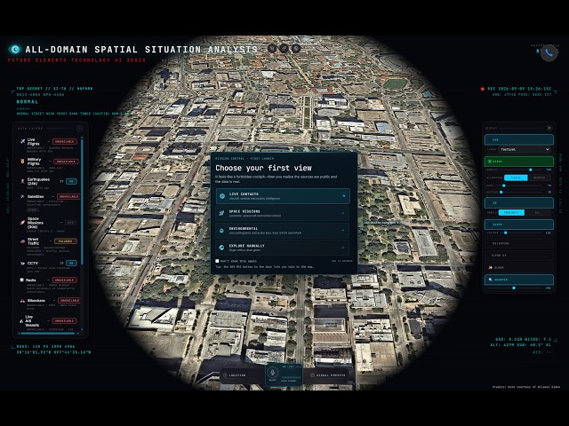 All-Domain Spatial Situation Analysis | 3D GIS Target Tracking & Geospatial Intelligence
