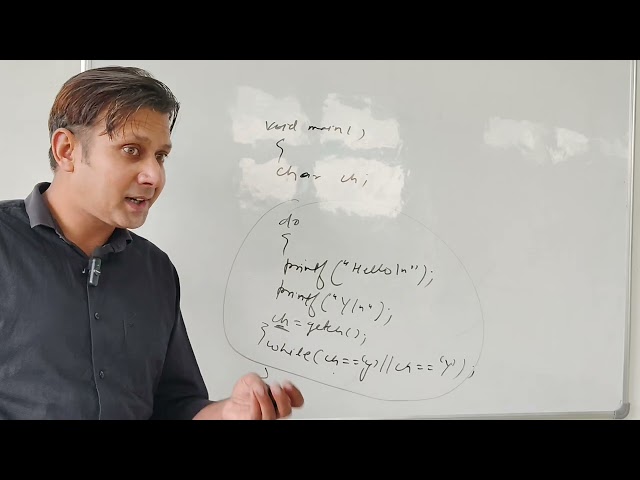 while do while loops in C