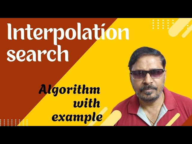 Interpolation Search | Algorithm & Example  |  Data Structure