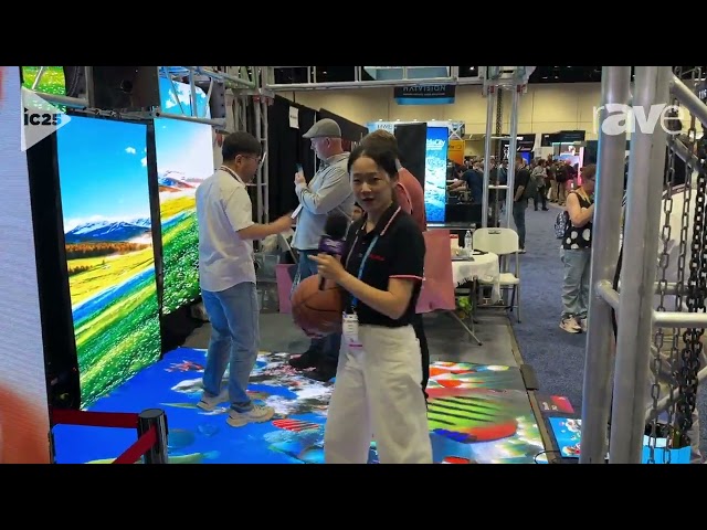 InfoComm 2025: Shenzhen Scenico presenta un expositor motorizado rodante para múltiples aplicacio...