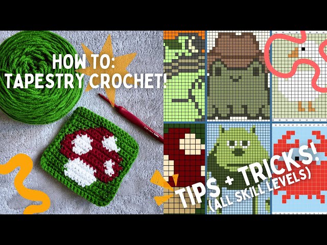 How To Tapestry Crochet | Super Easy & Beginner-Friendly Tutorial, & Tips For All Skill Levels!