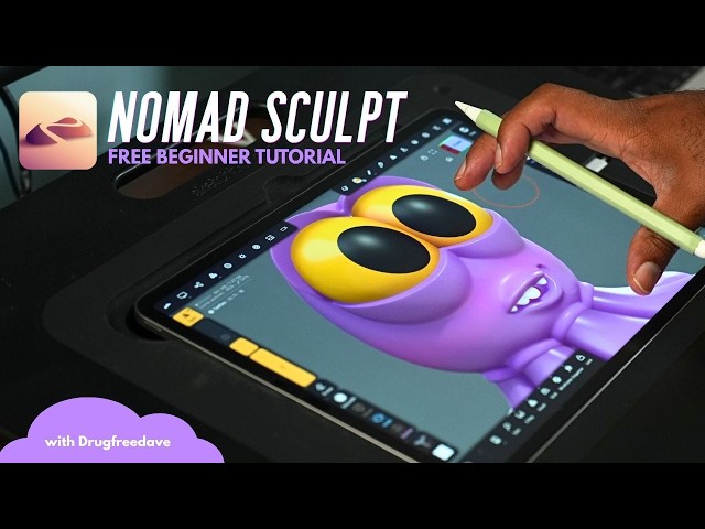 Nomad Sculpt Free Beginner Tutorial with Drugfreedave ✍🏾