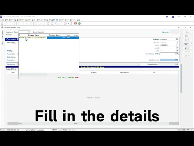 SQL Tutorial 19 - Customer Payment
