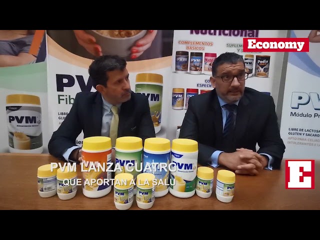 PVM lanza cuatro suplementos que aportan a la salud de los bolivianos