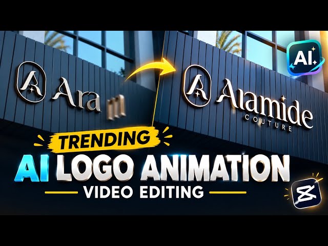 Trending AI Logo Animation Video Editing | AI Logo Animation Tutorial | Create Logo Animation Easily