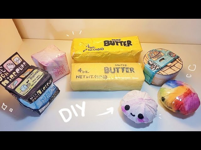 Making These Viral Squishies at home ✂️✨|Cozy ASMR| Paper diy🥟🧊 #asmr #diy 
