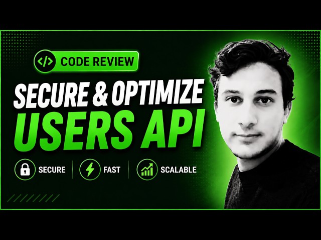 Backend Code Review: Secure & Optimize a Users API