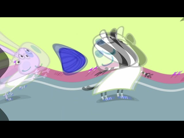 Peppa Pig! Peppa THROWS into the HOOP ! !  [Sponsored By Klasky Csupo Effects]