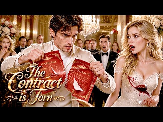 Humiliated with wine, he tears the engagement and says, "I don't want this trash family."