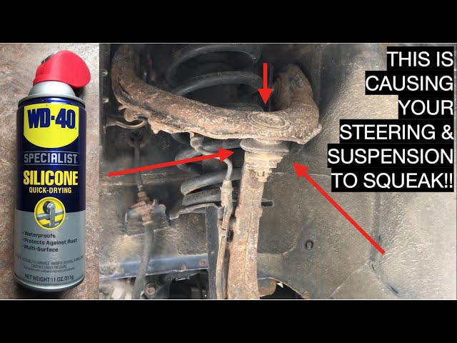 Fix your Squeaky Creaky Steering and Suspension Fast & Easy!!!