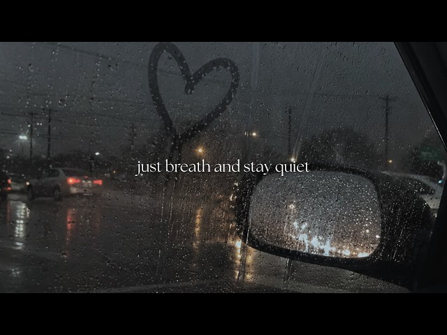 Gentle Rain on Car | ASMR for Thinking