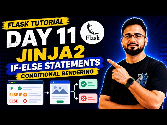Flask Tutorial #11 - Jinja2 If-Else | Conditional Rendering