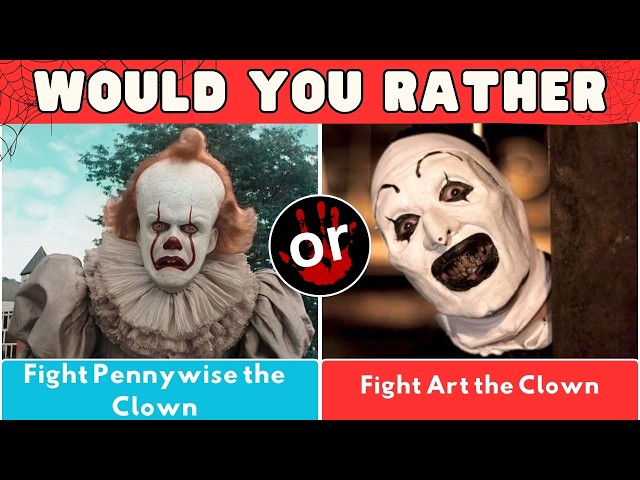 Would you Rather ... Horror Edition 😱🤡 - Scary Movies - HALLOWEEN 2024