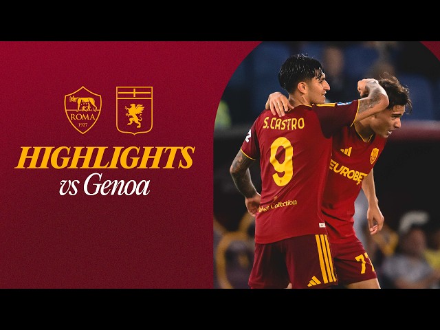 ROMA 2-0 GENOA | SERIE A HIGHLIGHTS 2026-27