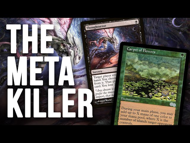 THE META KILLER? Legacy The EPIC Storm with Carpet of Flowers + Thoughtseize | Magic: The Gathering