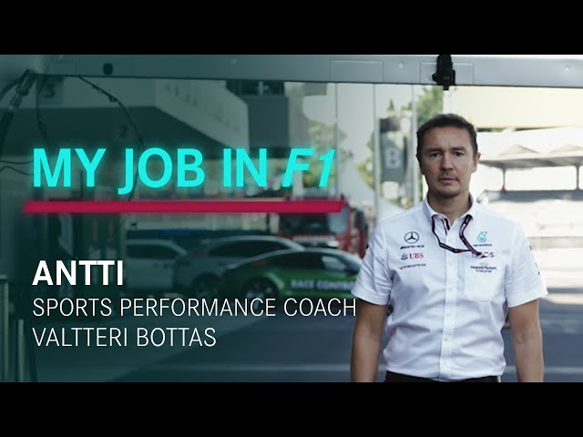 My Job in F1: Antti | Sports Performance Coach
