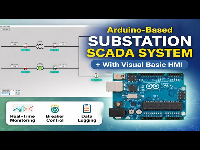 Build Your Own SCADA System using Arduino & Visual Basic