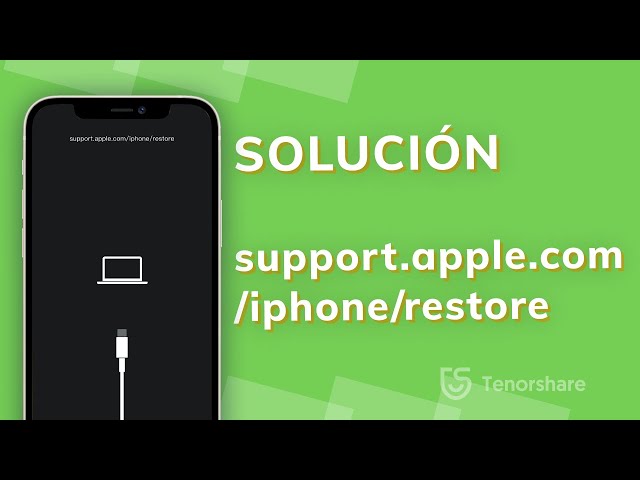 Cómo solucionar error support.apple.com/iphone/restore