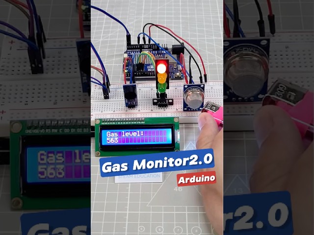 How to Build a Gas Level Warning System with Arduino #arduino #arduinoproject