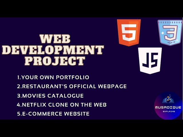 Top 5 Web Development Projects with Source Code || Web Engineering Ideas