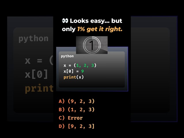 Python Tuple Immutability: Invalid Item Assignment