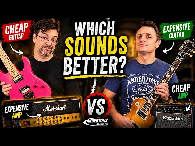 Cheap Guitar + Expensive Amp vs Expensive Guitar… Which Actually Sounds Better?