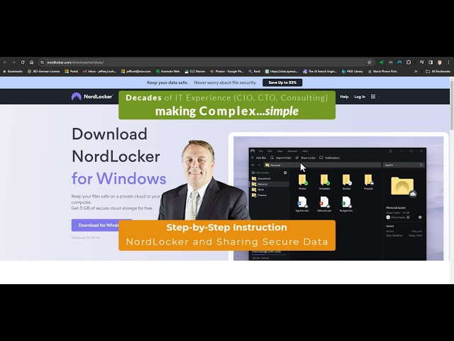 FREE - EASY - SECURE - Secure file sharing -  NordLocker [20124.925]