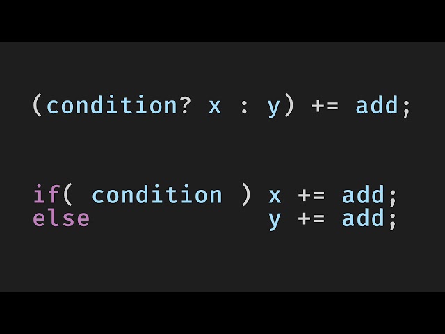 Wait what?! - You can assign to a ternary operator [C++]