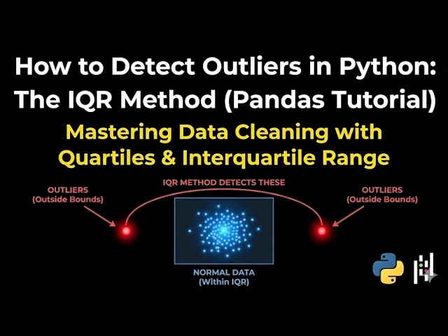 How to Detect Outliers in Python: The IQR Method (Pandas Tutorial)
