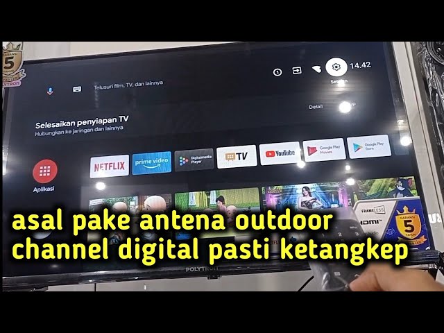Cara Mencari Channel Digital di TV Android Polytron, Piala Dunia SCTV Aman & MNC Group Aman. Asal ?