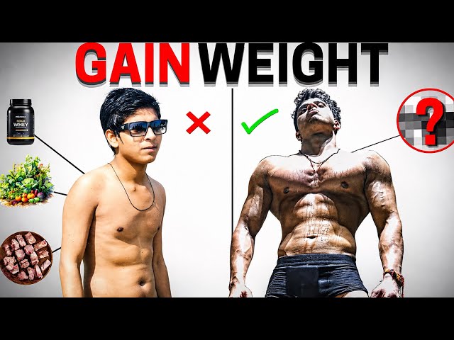 How to GAIN WEIGHT FAST(COMPLETE Guide for SKINNY Boys)