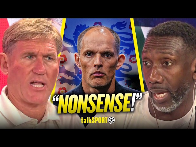 Simon Jordan SLAMS Tuchel in HEATED Debate with Jimmy Floyd Hasselbaink after England DNA Comments