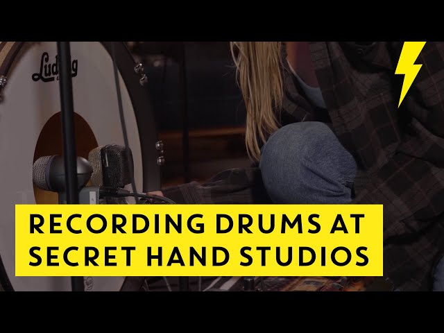 Recording Drums at Secret Hand Studios with Focusrite & Westlake Pro