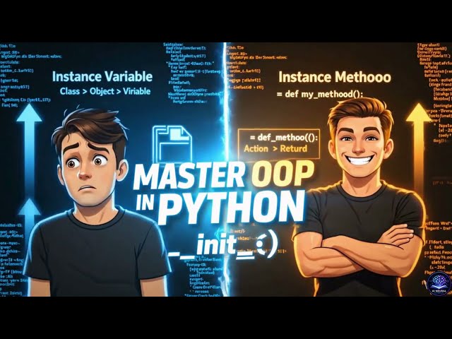 Master Python OOP Step-by-Step (Part 2) 🔥 | Instance Variables, Methods & __init__ Explained