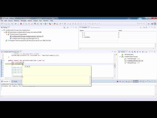 Java - Debug. Herramientas Eclipse