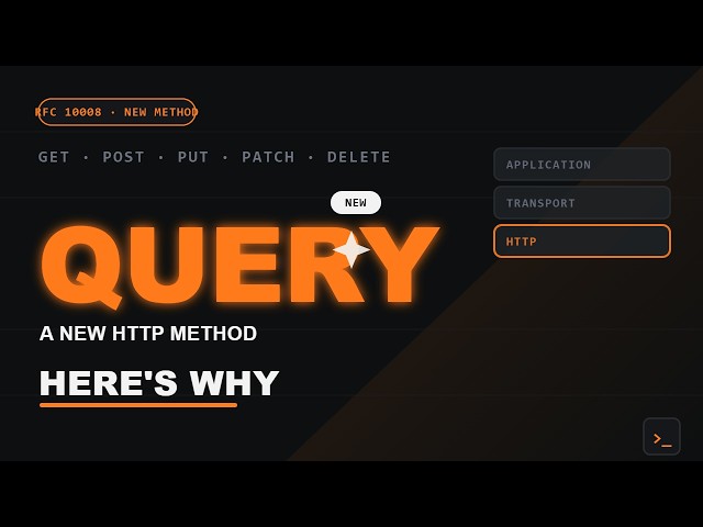 They Just Added a New HTTP Method... Here's Why | QUERY method in HTTP | PROTOCOL | Dev Loop
