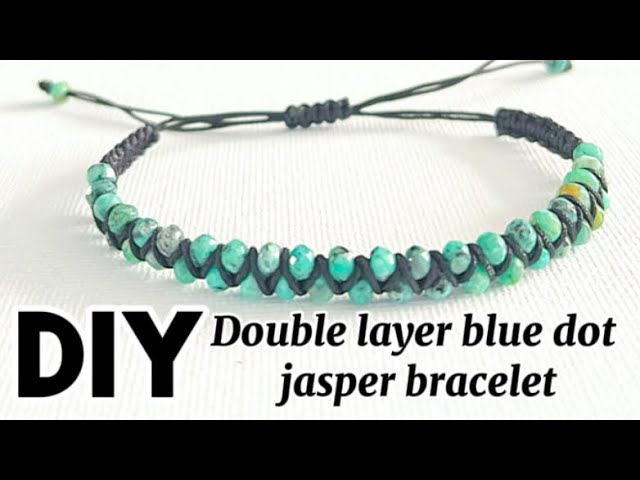Quick and easy tutorial to make double layer bracelet