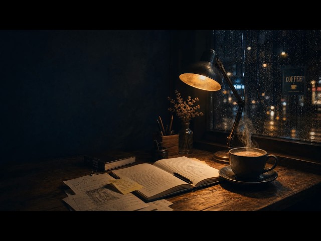 Dark Jazz for Late Night Coding — Rainy Noir Focus Music