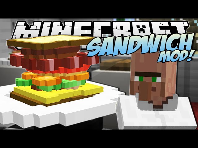 Minecraft | SANDWICH MOD! (The Tallest Sandwich in the World!) | Mod Showcase